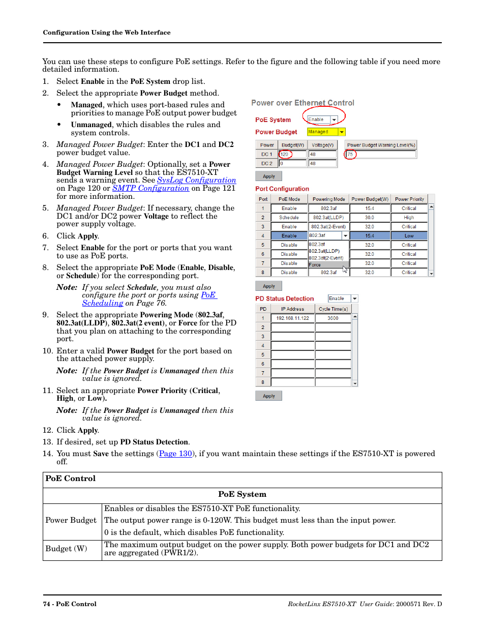 Comtrol ES7510-XT User Manual | Page 74 / 215