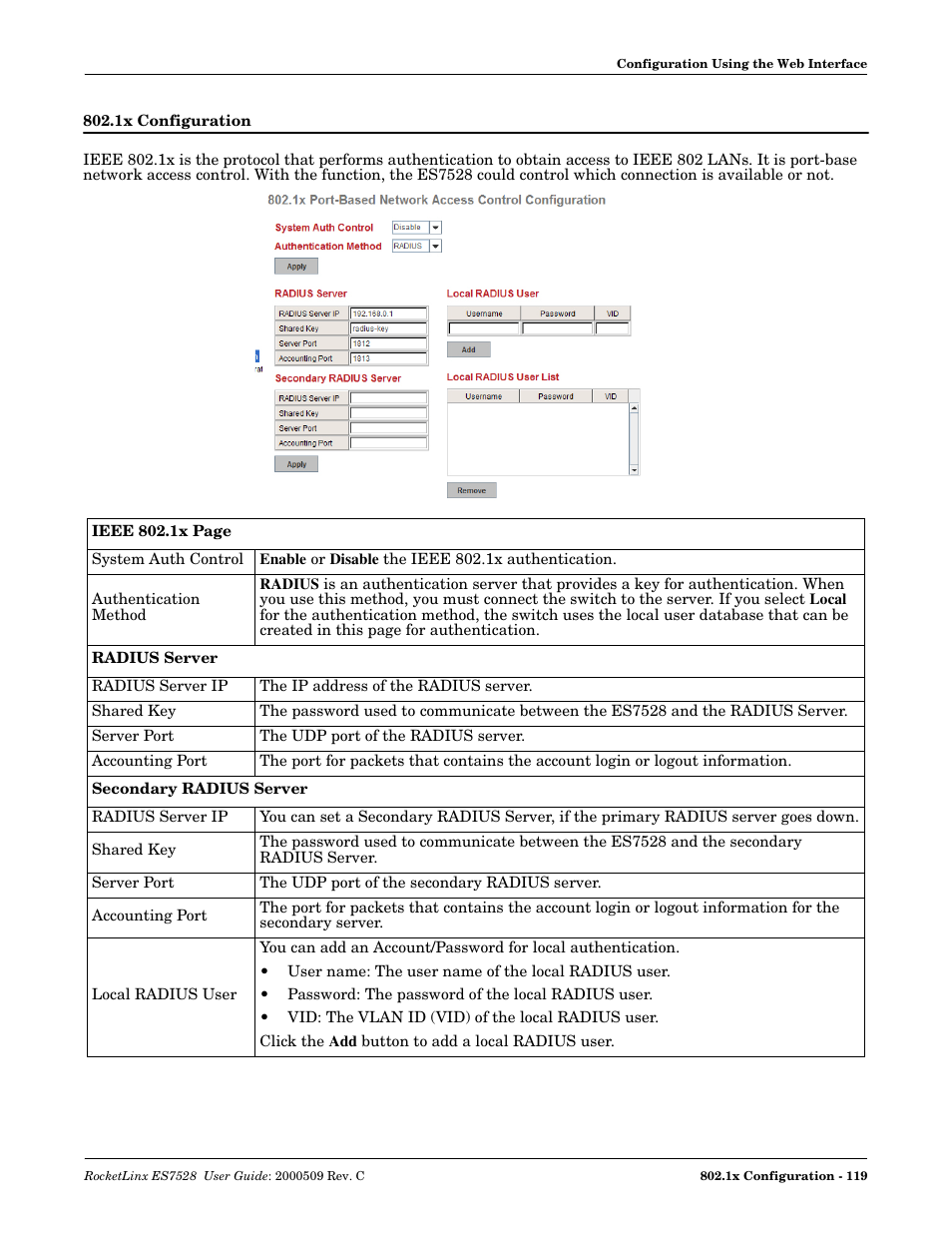 1x configuration | Comtrol ES7528 User Manual | Page 119 / 224