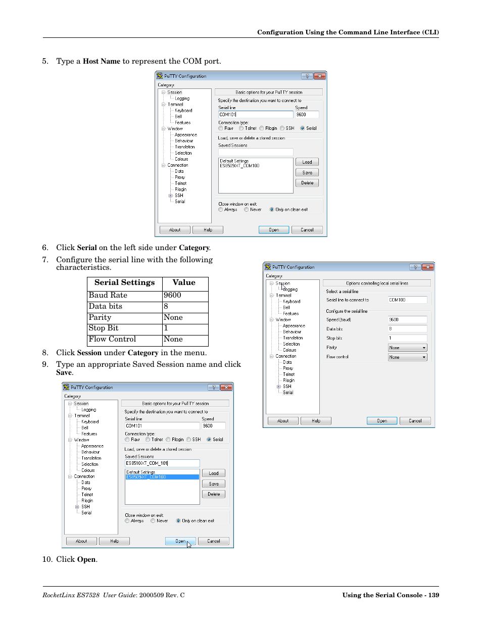 Comtrol ES7528 User Manual | Page 139 / 224