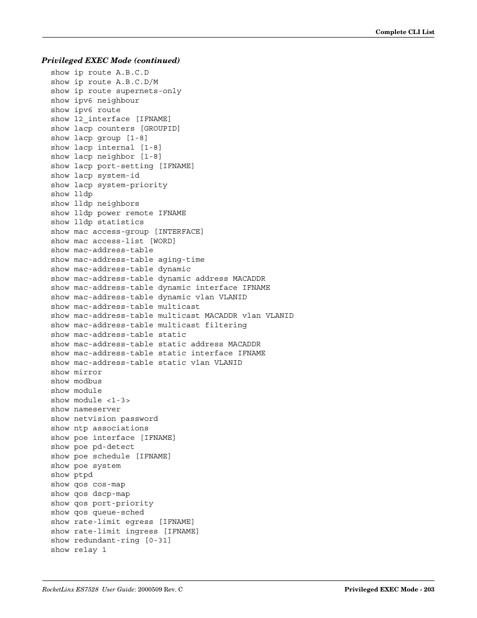 Comtrol ES7528 User Manual | Page 203 / 224