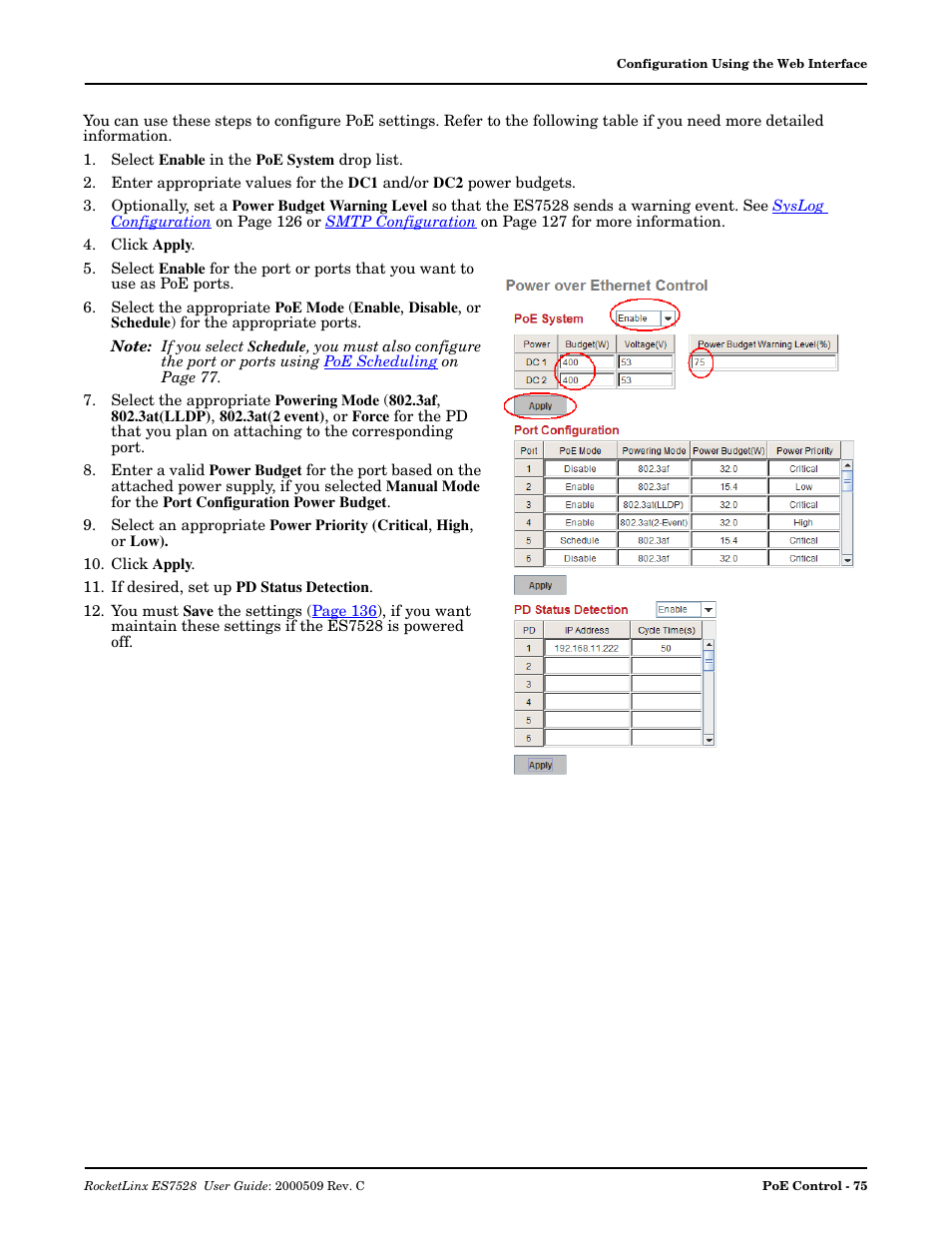 Comtrol ES7528 User Manual | Page 75 / 224