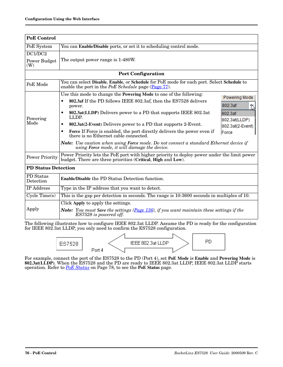 Comtrol ES7528 User Manual | Page 76 / 224