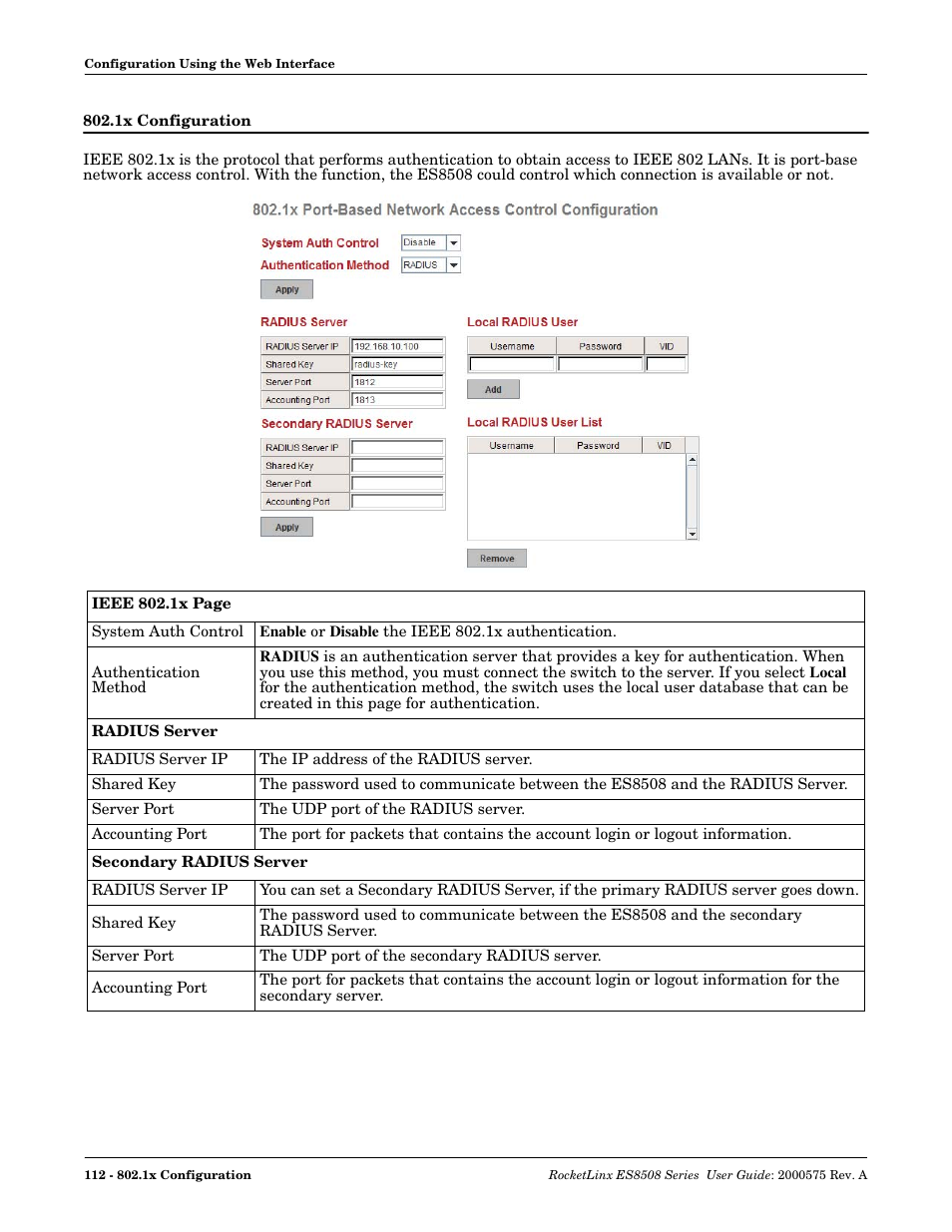 1x configuration | Comtrol ES8508 Series User Guide User Manual | Page 112 / 212