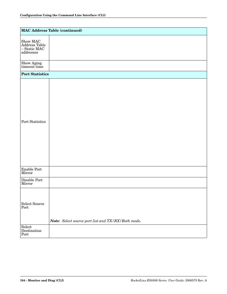 Comtrol ES8508 Series User Guide User Manual | Page 184 / 212