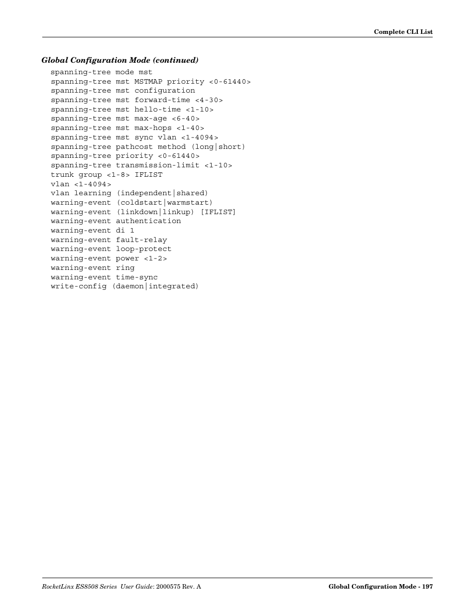 Comtrol ES8508 Series User Guide User Manual | Page 197 / 212