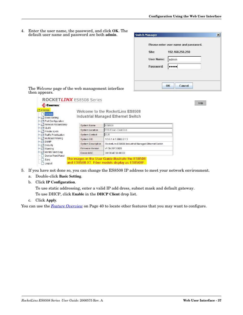 Comtrol ES8508 Series User Guide User Manual | Page 37 / 212