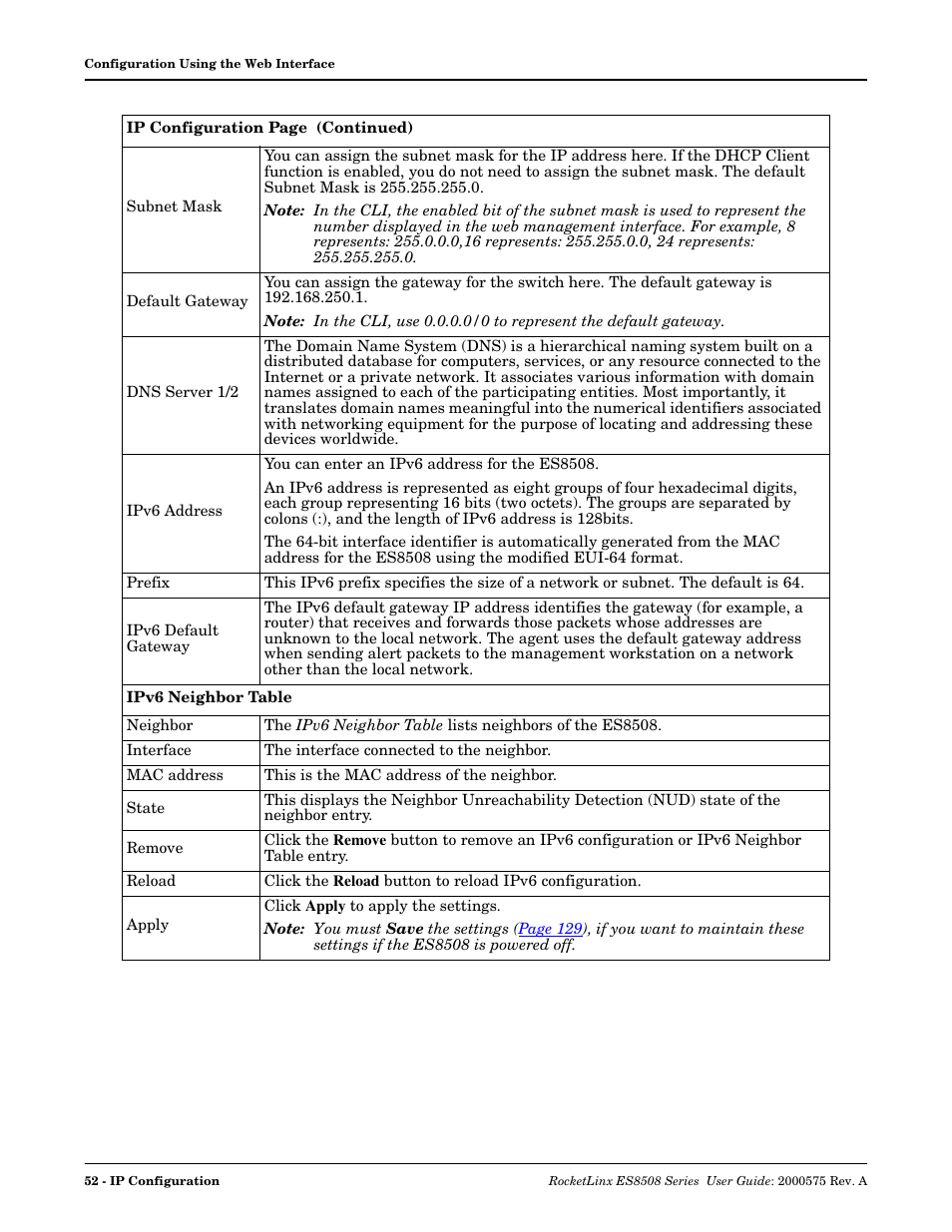 Comtrol ES8508 Series User Guide User Manual | Page 52 / 212