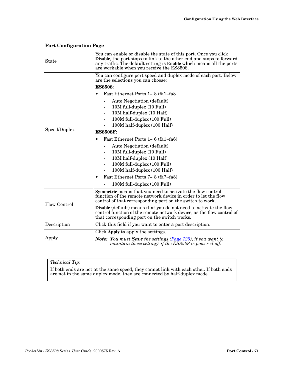 Comtrol ES8508 Series User Guide User Manual | Page 71 / 212