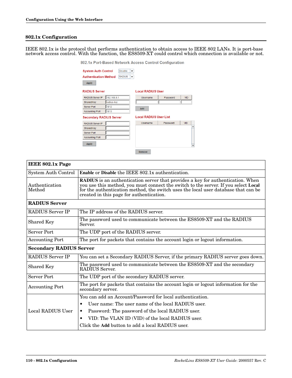 1x configuration | Comtrol ES8509-XT User Manual | Page 110 / 210