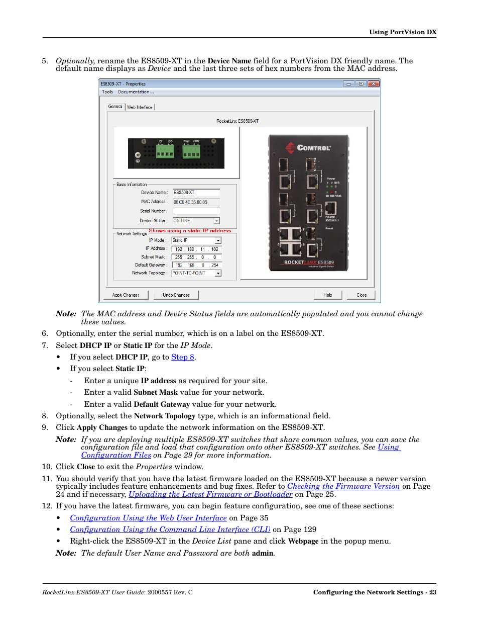 Comtrol ES8509-XT User Manual | Page 23 / 210