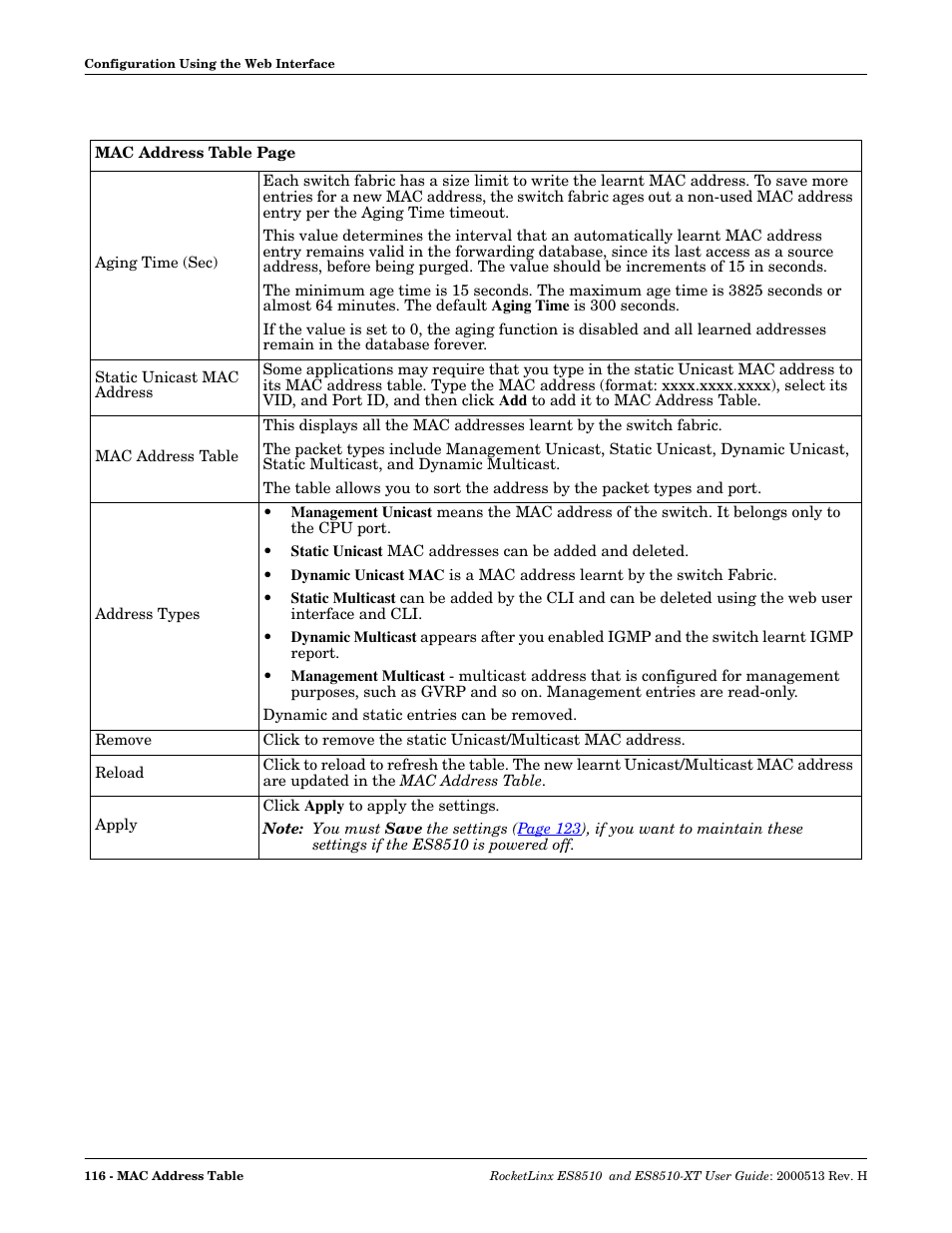 Comtrol ES8510-XT User Manual | Page 116 / 204