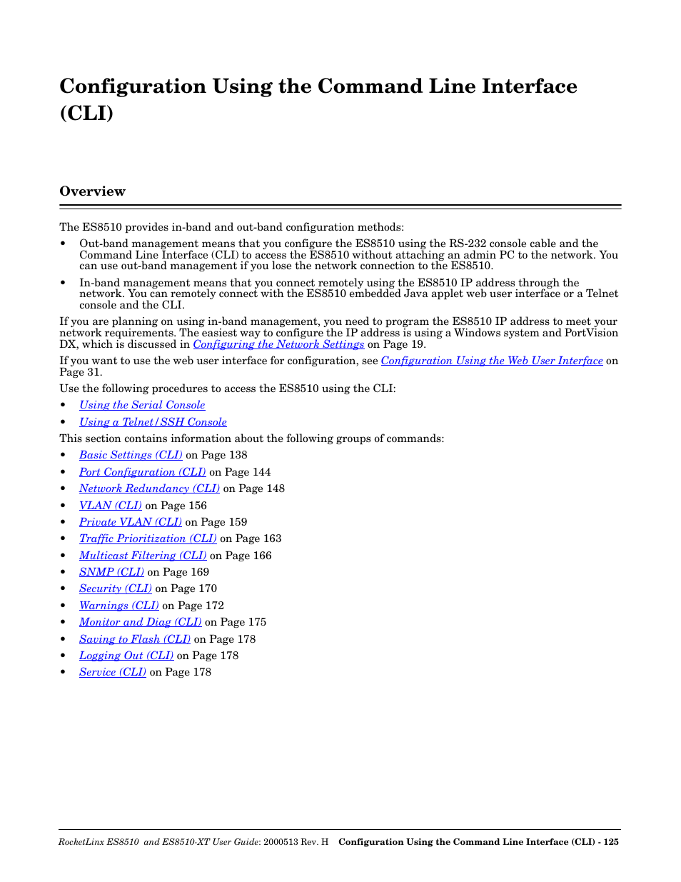 Overview, Discussed in | Comtrol ES8510-XT User Manual | Page 125 / 204