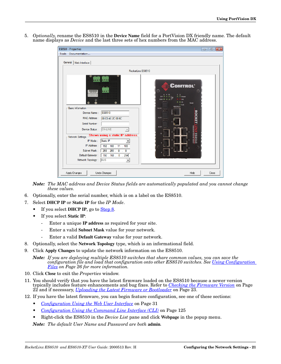 Comtrol ES8510-XT User Manual | Page 21 / 204