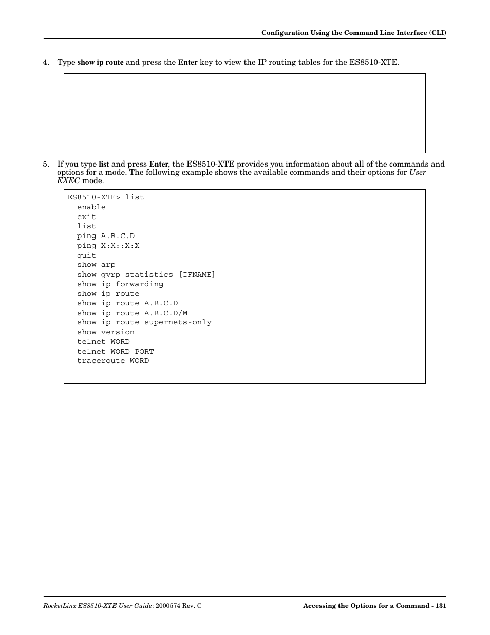 Comtrol ES8510-XTE User Manual | Page 131 / 206
