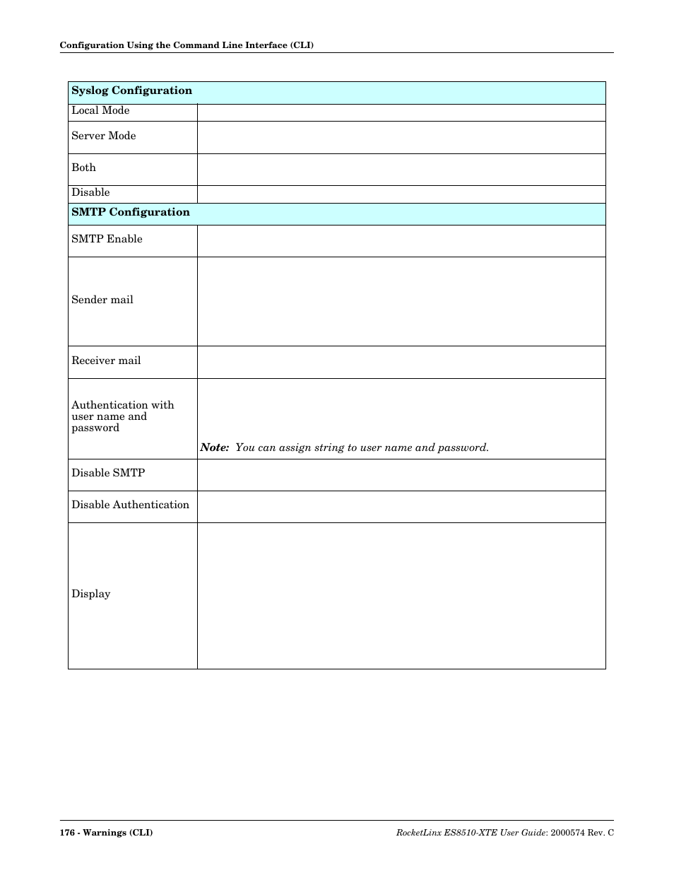 Comtrol ES8510-XTE User Manual | Page 176 / 206