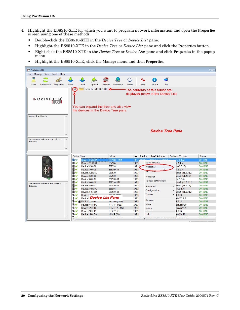 Comtrol ES8510-XTE User Manual | Page 20 / 206