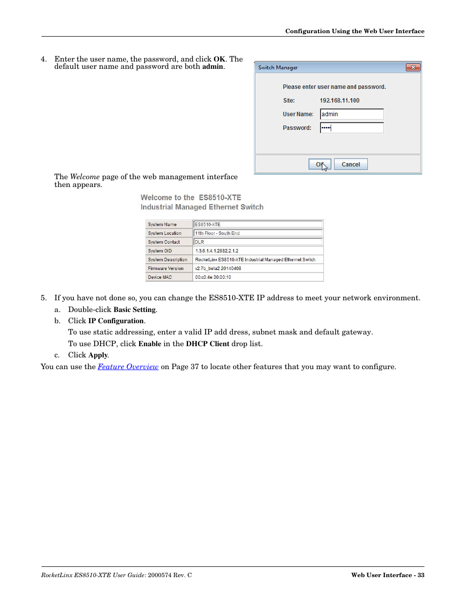 Comtrol ES8510-XTE User Manual | Page 33 / 206
