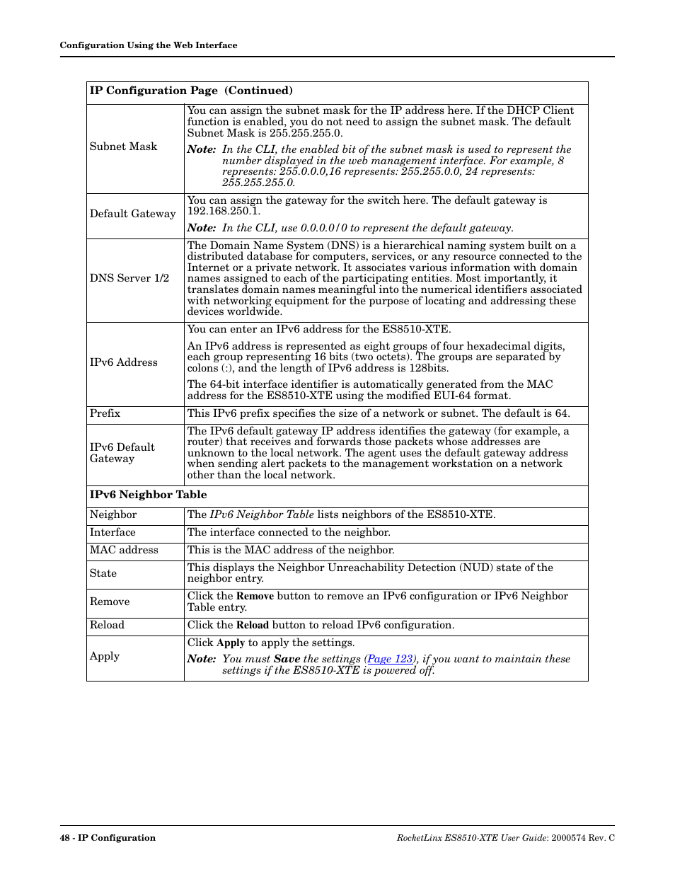 Comtrol ES8510-XTE User Manual | Page 48 / 206