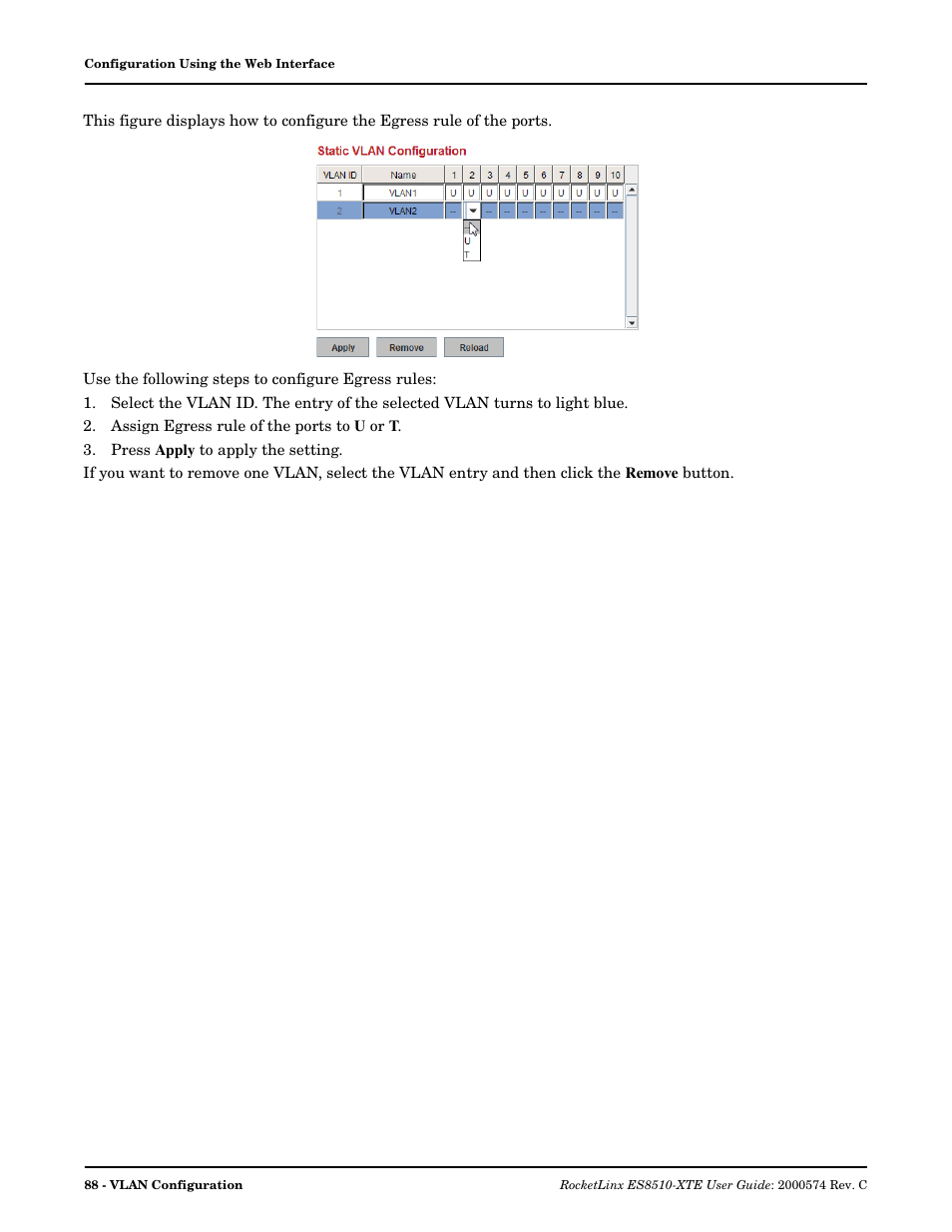 Comtrol ES8510-XTE User Manual | Page 88 / 206
