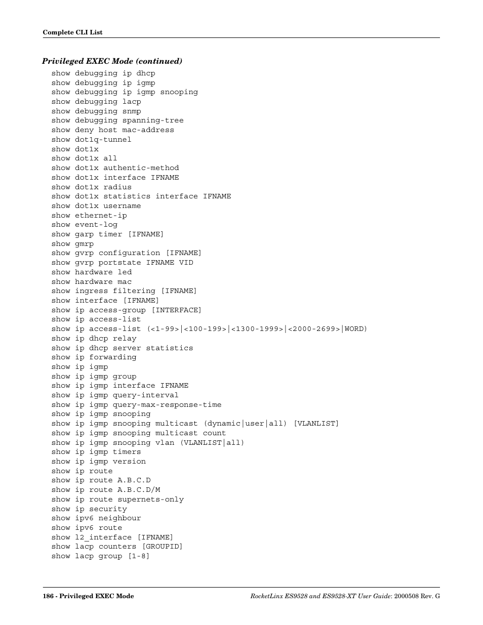 Comtrol ES9528-XT User Guide User Manual | Page 186 / 212