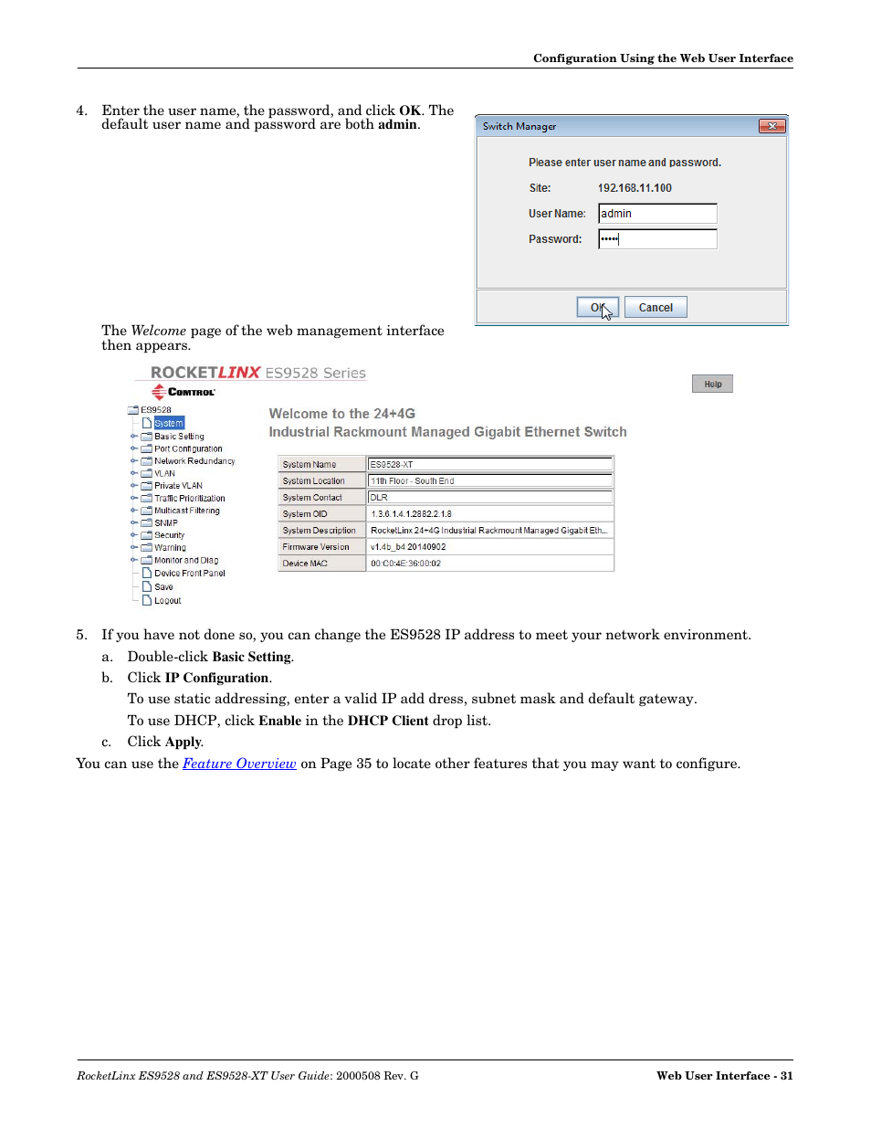 Comtrol ES9528-XT User Guide User Manual | Page 31 / 212