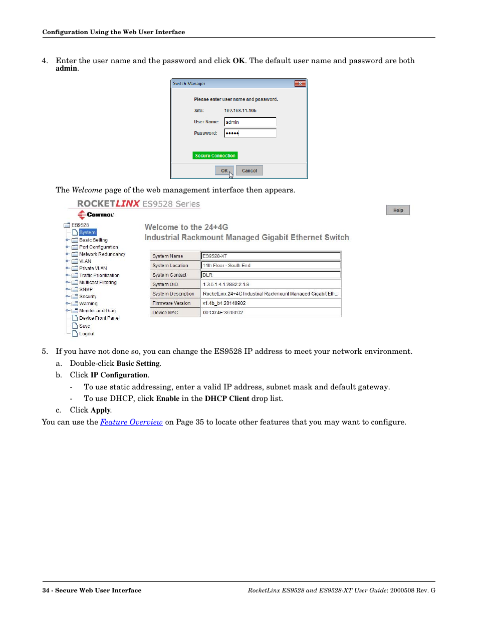 Comtrol ES9528-XT User Guide User Manual | Page 34 / 212