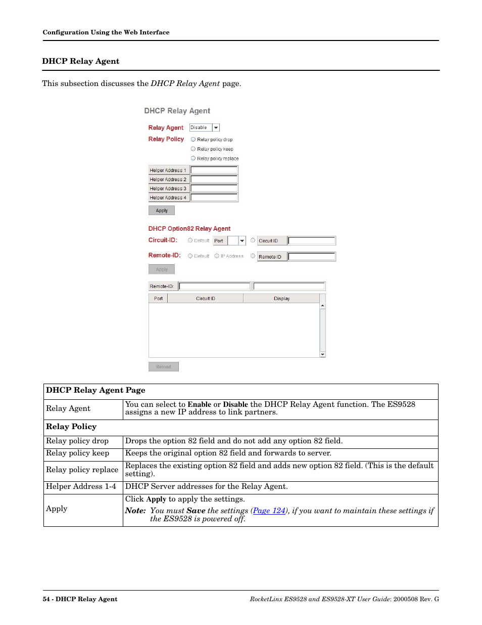 Dhcp relay agent | Comtrol ES9528-XT User Guide User Manual | Page 54 / 212