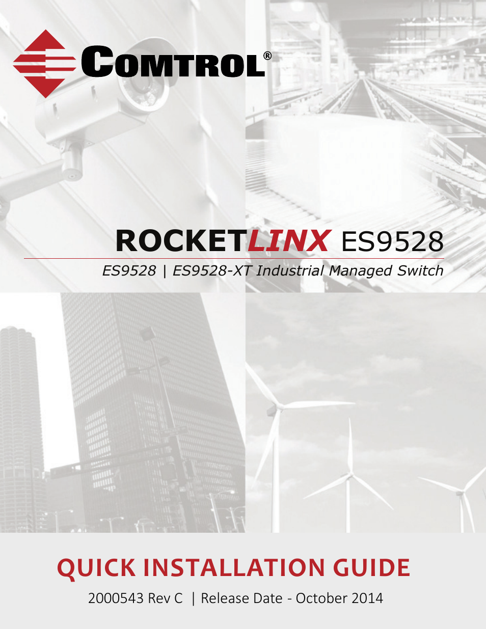 Comtrol ES9528-XT Quick Start User Manual | 8 pages
