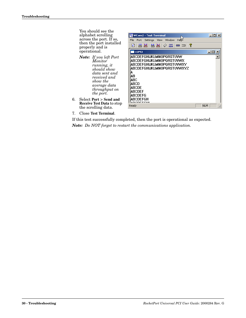 Comtrol RocketPort Universal PCI User Manual | Page 30 / 32