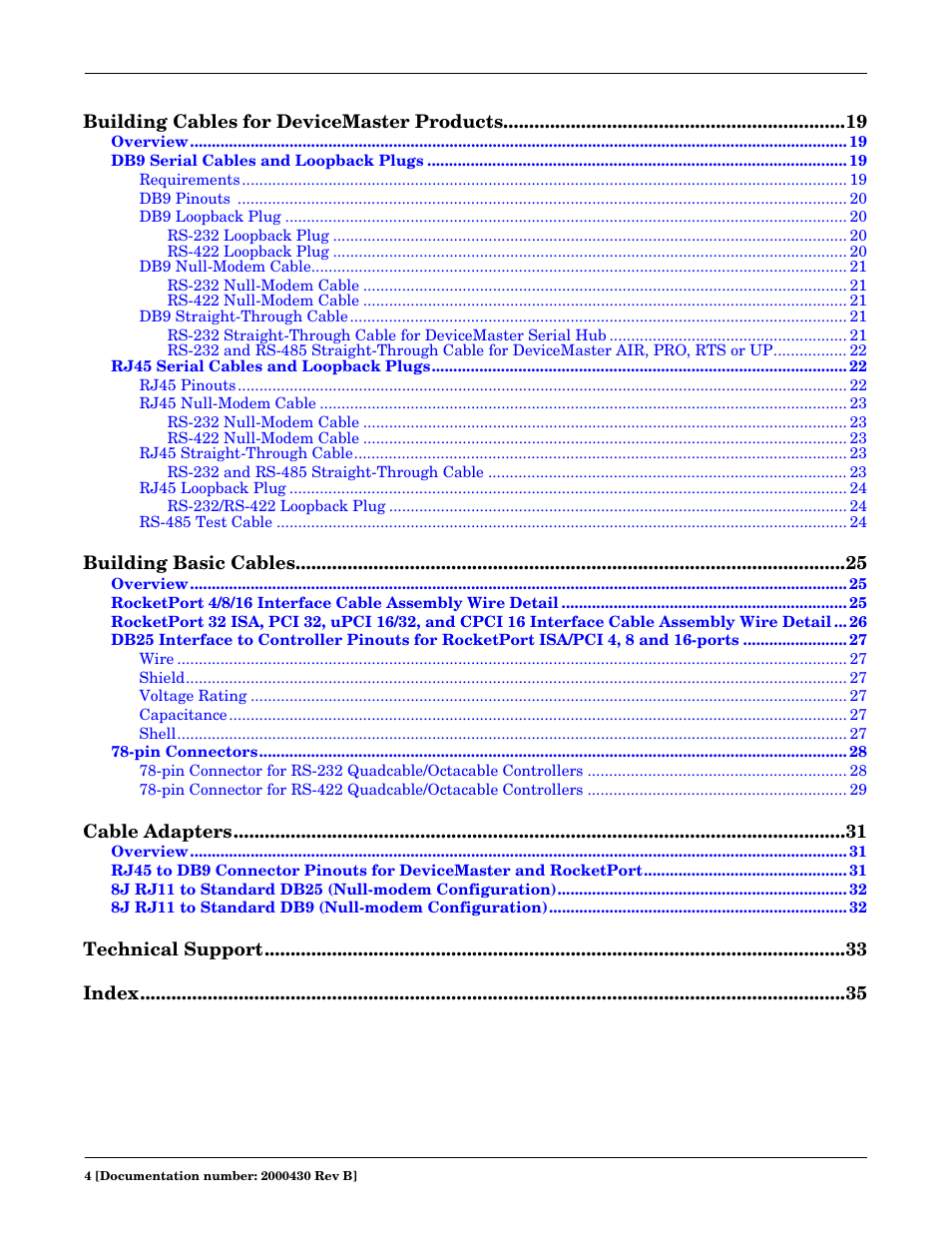 Comtrol Cable User Manual | Page 4 / 38