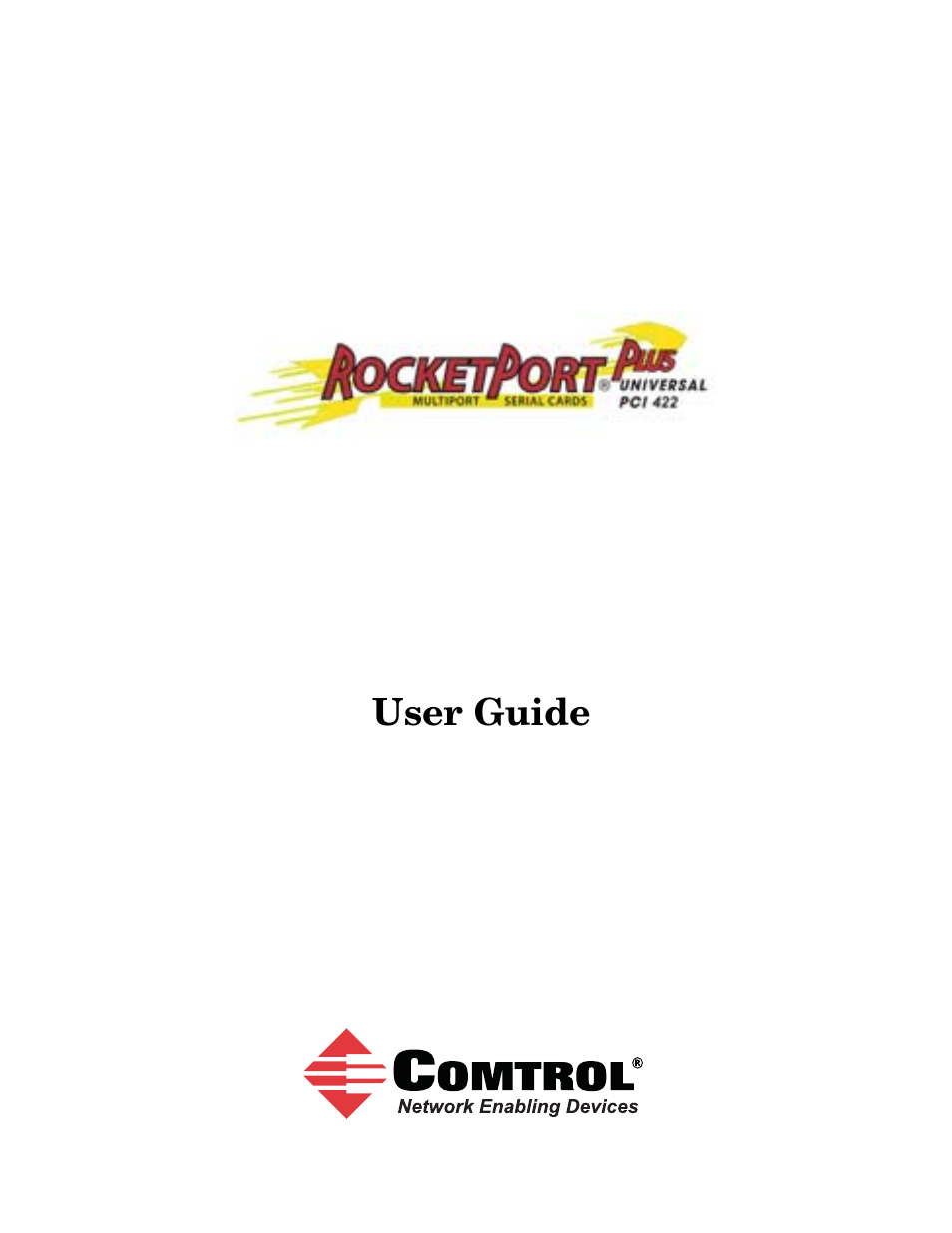 Comtrol RocketPort Plus 422 Universal PCI User Manual | 26 pages