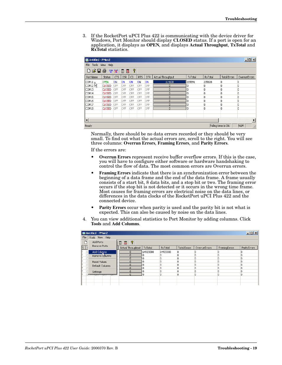 Comtrol RocketPort Plus 422 Universal PCI User Manual | Page 19 / 26