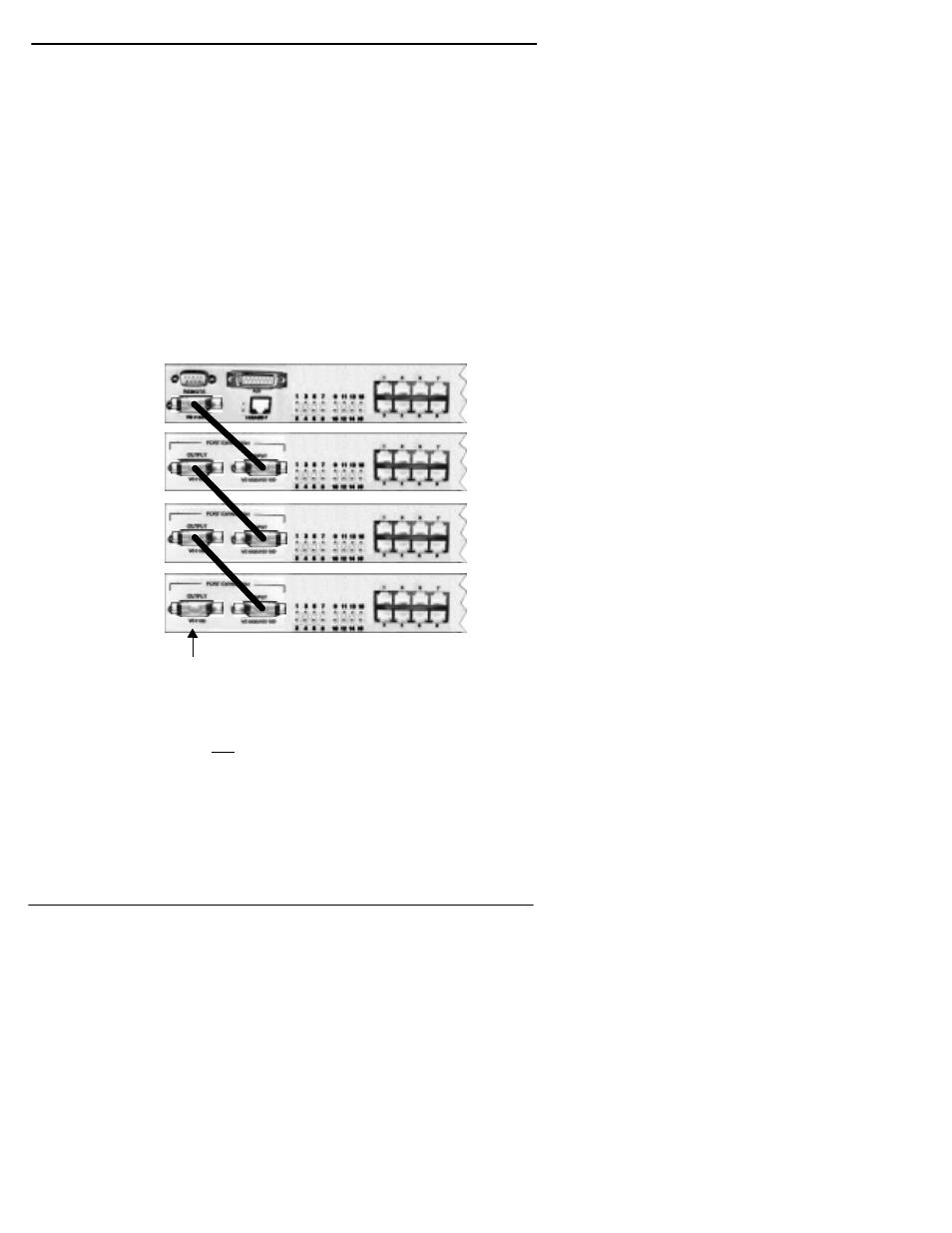 Connect the vs1100 device or devices to the vs1, Install the terminator plug in the output conne, Continue with the power-on diagnostics discussi | Comtrol VS1100 Configuration Guide User Manual | Page 16 / 38