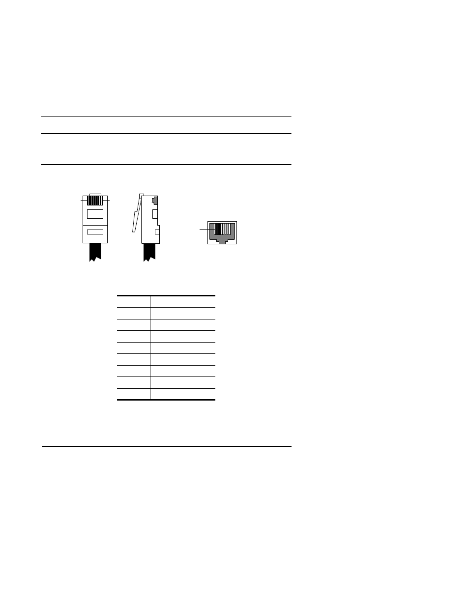 Building cables, Table 6. rj45 connector pinouts for rs-232, Building cables serial cable specifications | Serial (rj45) connector pinouts | Comtrol VS1100 Configuration Guide User Manual | Page 21 / 38