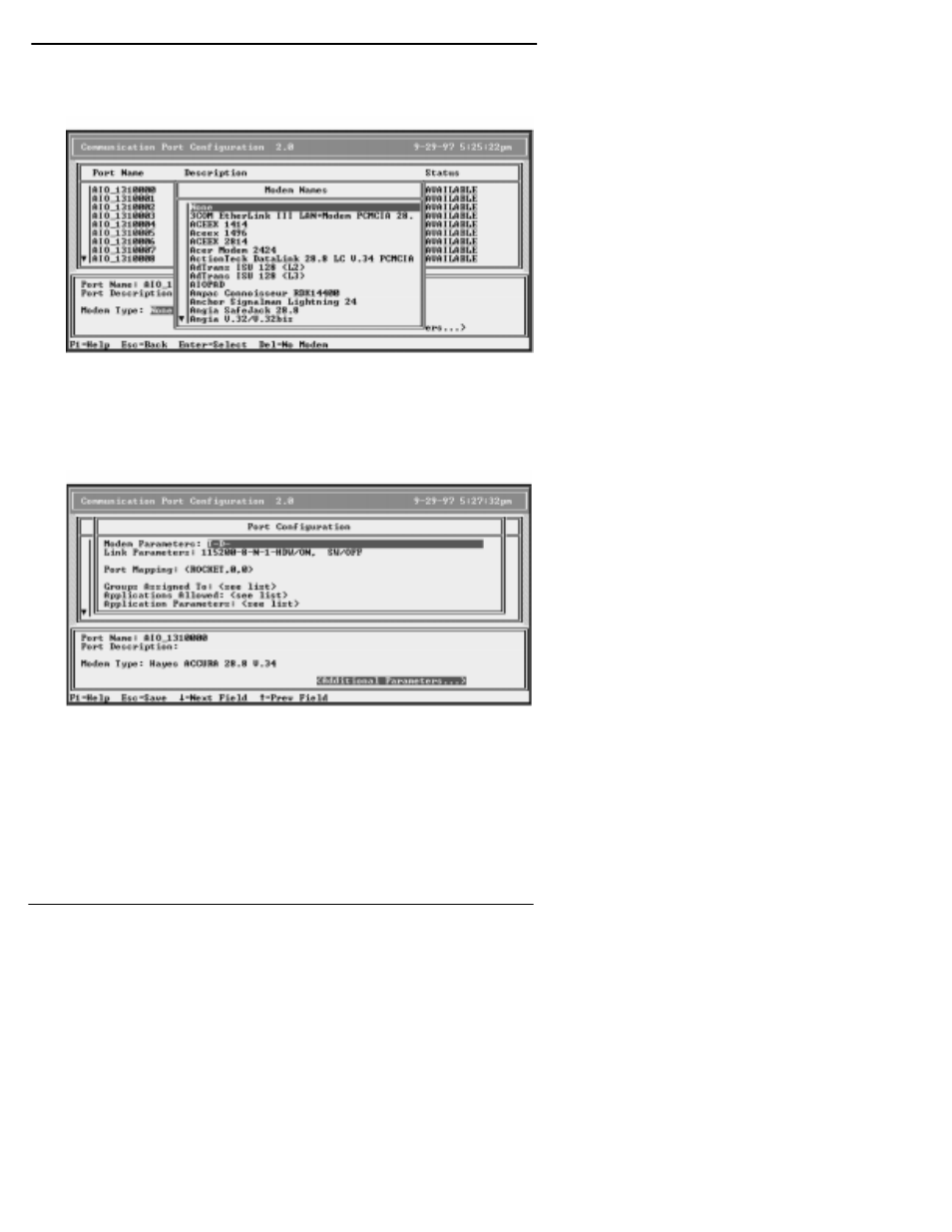 To enter or change the modem type, highlight mo, To enter other information, highlight addition, Repeat steps 8 through 10 for each port you wa | When you are done, press esc to exit the confi, Press esc to back out to the netware connect o, Select set up netware connect and press enter | Comtrol VS1100 Novell NetWare User Manual | Page 18 / 46