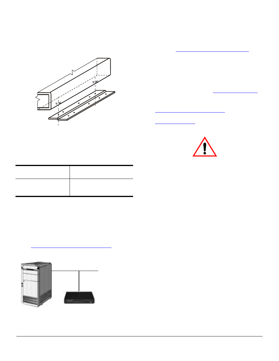 Installing the mounting brackets, Repeat steps 1 and 2 for the other bracket, Connecting to the network | Connect | Comtrol RocketPort Serial Hub Si 8-Port User Manual | Page 2 / 9