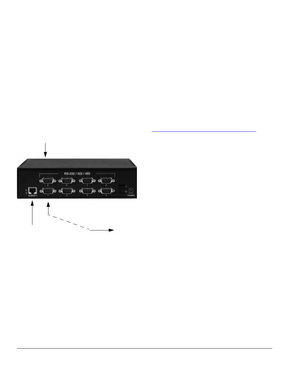 Turn the power switch to the off position, Press any key after the port 1 led starts to blink, Using the ip configurator utility | Using the ip, Configurator utility, Ip configurator | Comtrol RocketPort Serial Hub Si 8-Port User Manual | Page 5 / 9