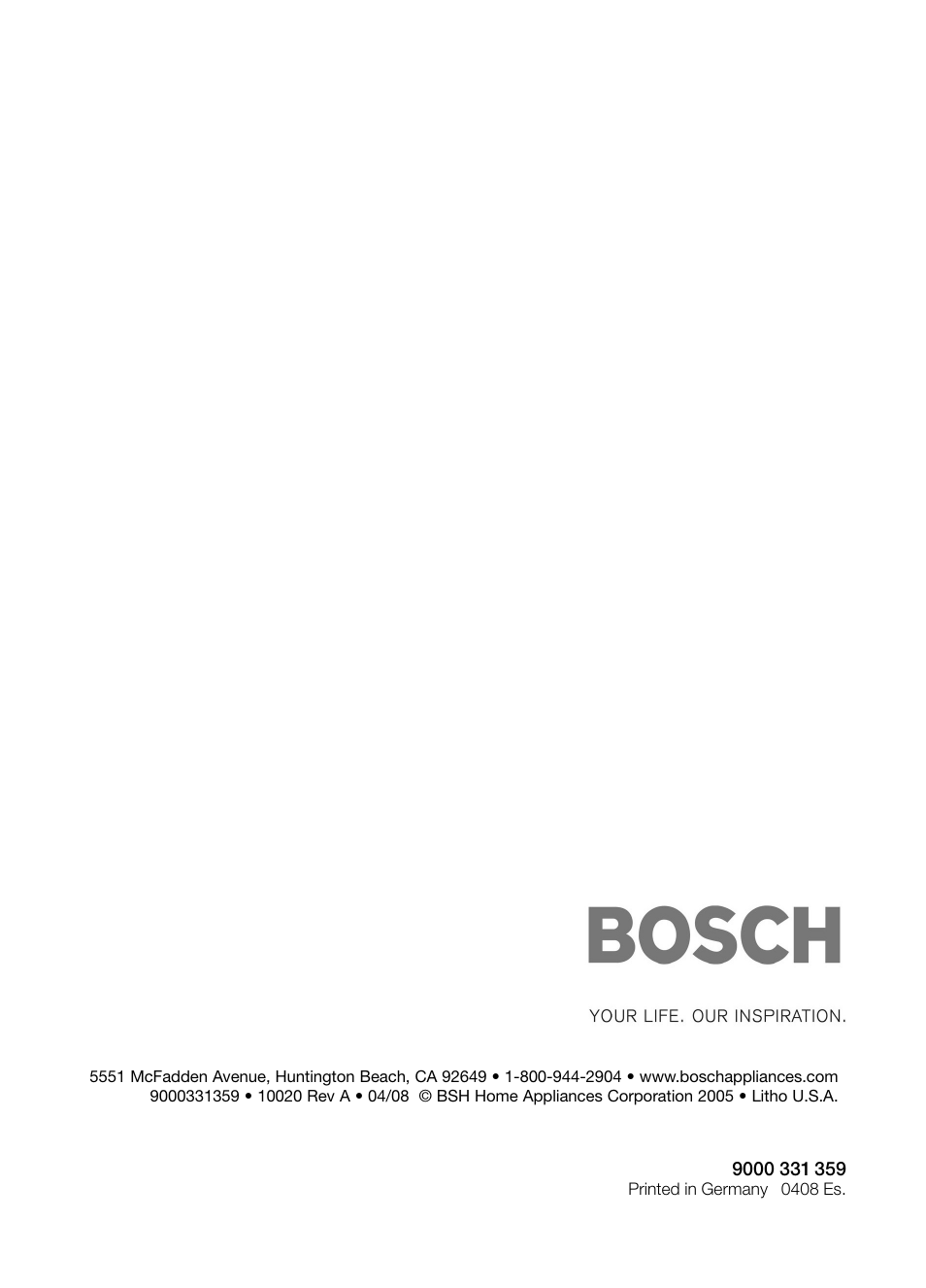 Bosch DHD Series User Manual | Page 24 / 24