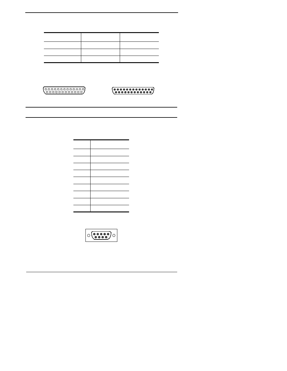 Pinouts for db9 connectors, Pinouts for, 9 connectors | Comtrol Building Custom Cables User Manual | Page 5 / 7