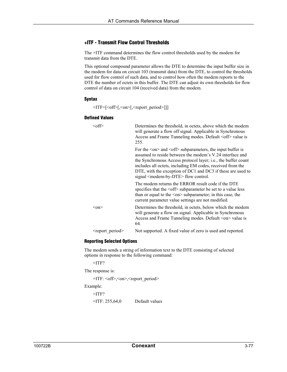 Comtrol AT Command Set Rev A User Manual | Page 103 / 230
