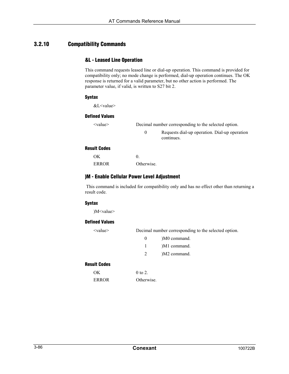 Comtrol AT Command Set Rev A User Manual | Page 112 / 230