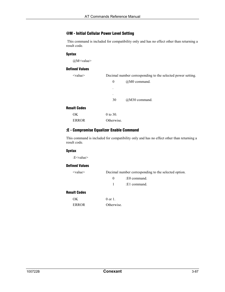 Comtrol AT Command Set Rev A User Manual | Page 113 / 230