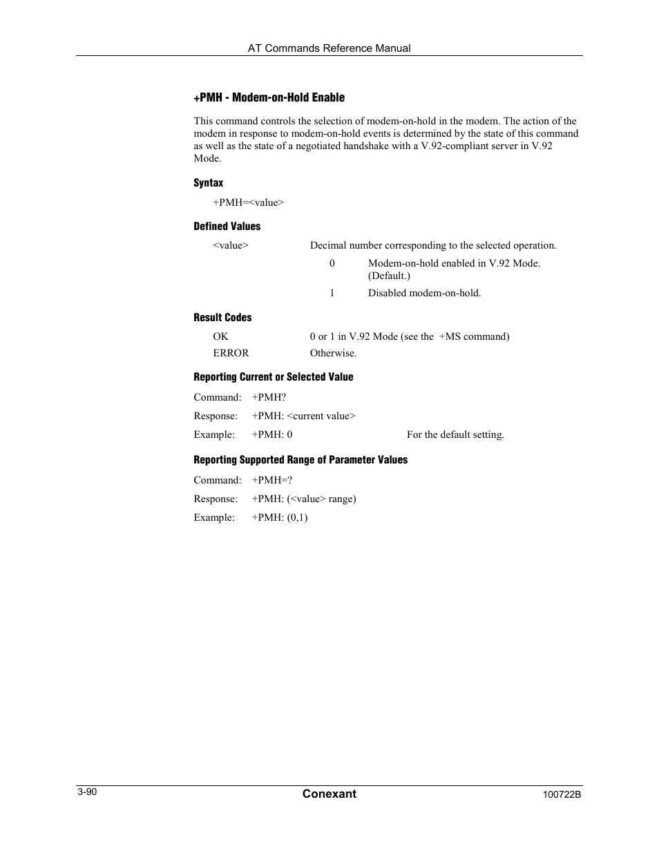 Comtrol AT Command Set Rev A User Manual | Page 116 / 230