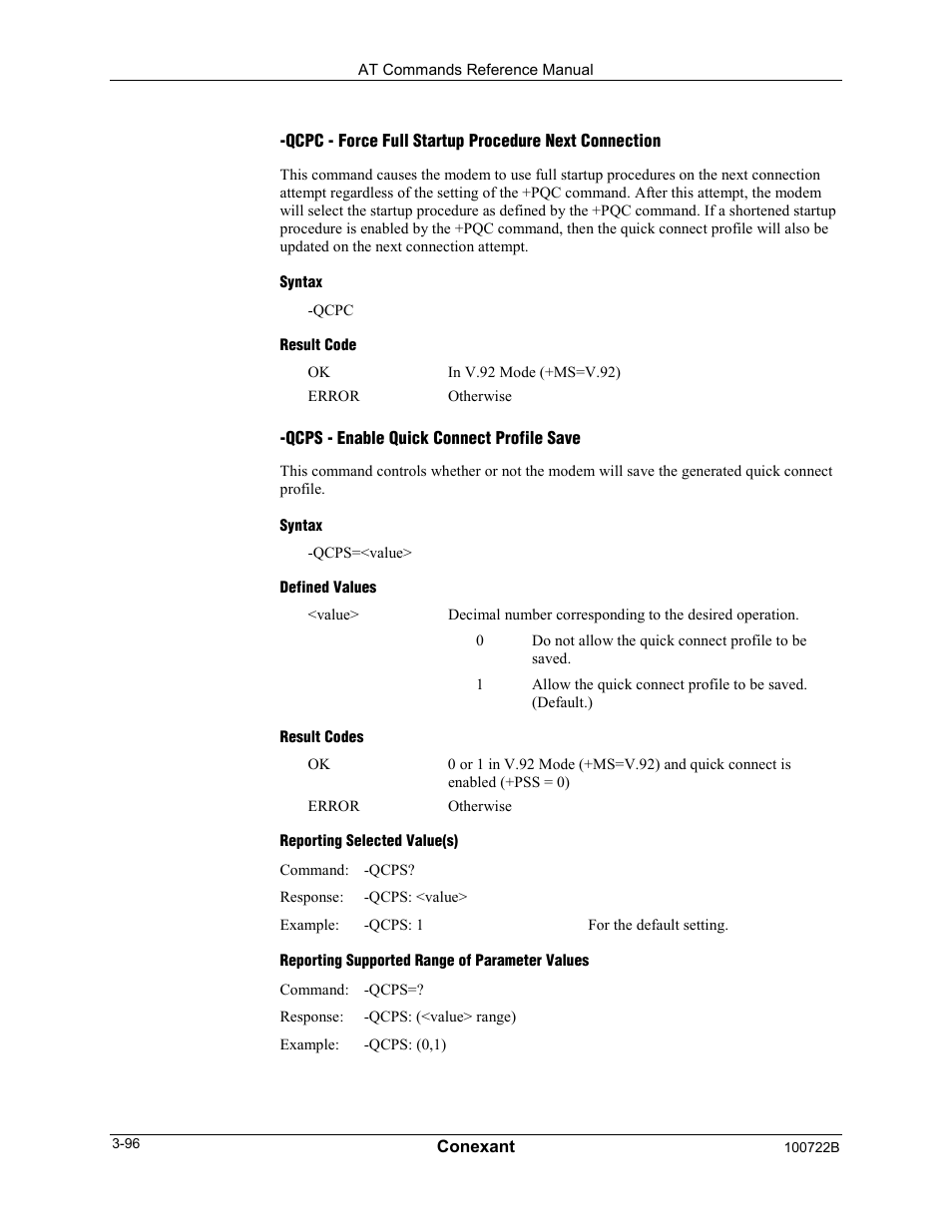 Comtrol AT Command Set Rev A User Manual | Page 122 / 230