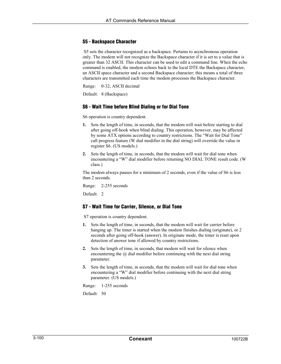 Comtrol AT Command Set Rev A User Manual | Page 126 / 230