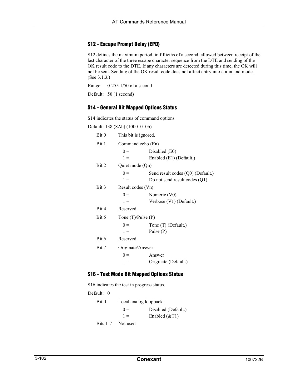 Comtrol AT Command Set Rev A User Manual | Page 128 / 230