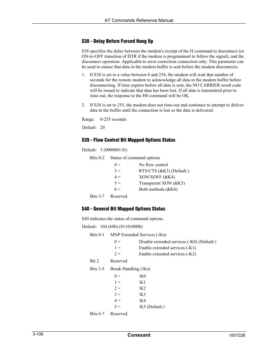 Comtrol AT Command Set Rev A User Manual | Page 134 / 230