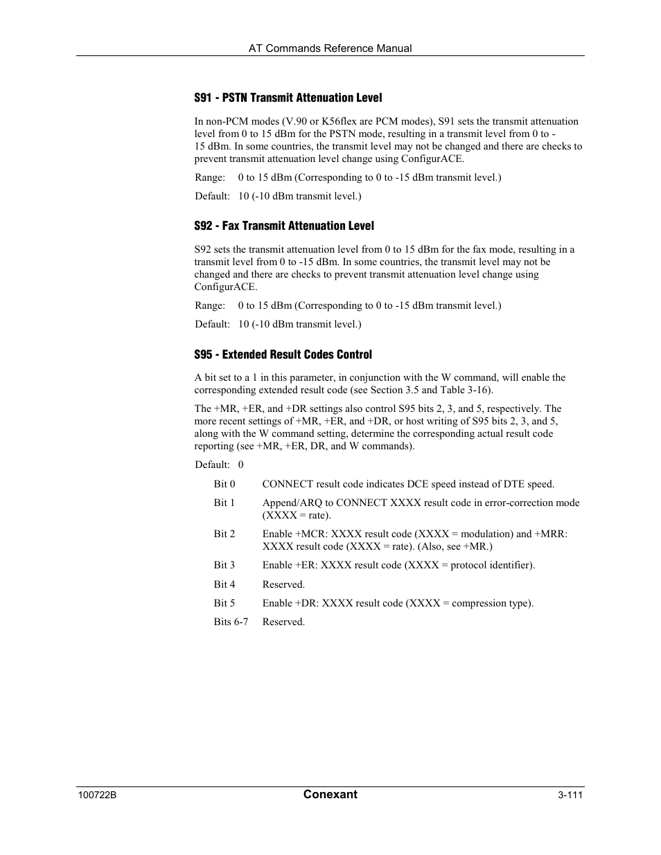 Comtrol AT Command Set Rev A User Manual | Page 137 / 230
