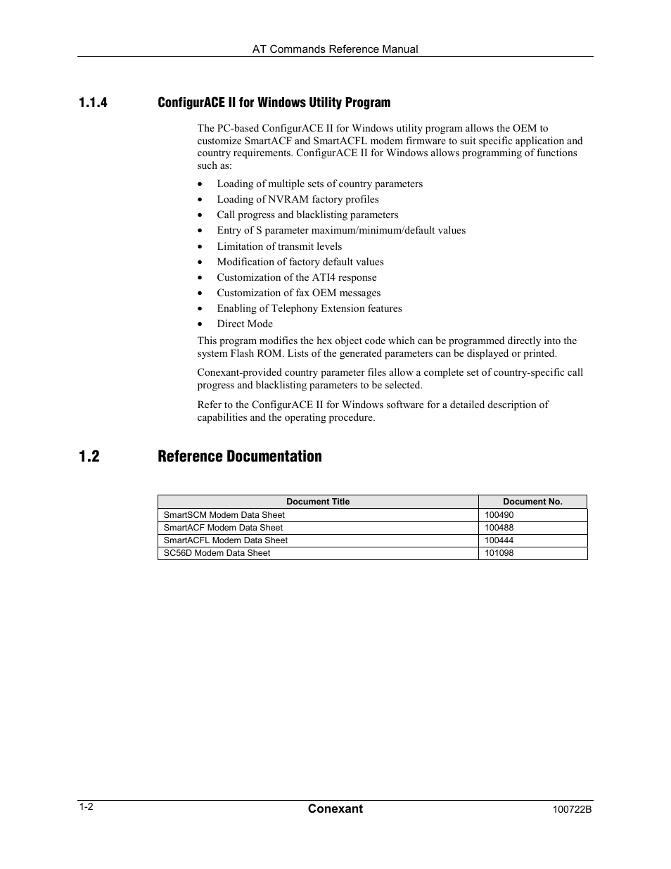 2 reference documentation | Comtrol AT Command Set Rev A User Manual | Page 14 / 230