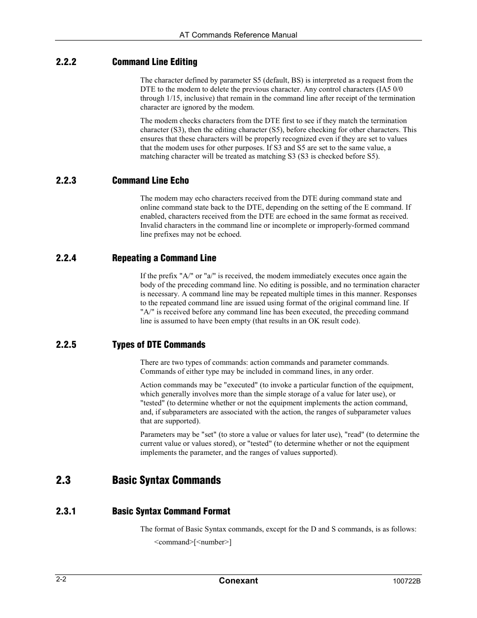 3 basic syntax commands | Comtrol AT Command Set Rev A User Manual | Page 16 / 230